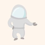 Space Astronaut theme elements vector eps10 N23