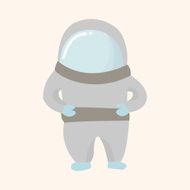 Space Astronaut theme elements vector eps10 N24