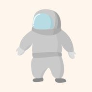 Space Astronaut theme elements vector eps10 N25