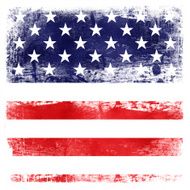 USA flag theme background isolated