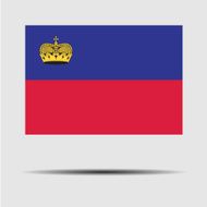 National flag of Liechtenstein