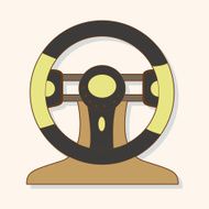 racing steering wheel theme elements vector eps N4