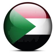flag button of Republic the Sudan