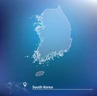 Map of South Korea N3