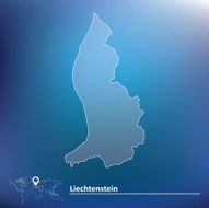 Map of Liechtenstein N5