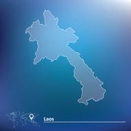 Map of Laos