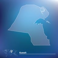 map of Kuwait N5