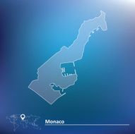 Map of Monaco
