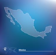 Map of Mexico N2
