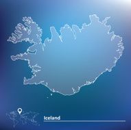 Map of Iceland N5