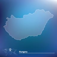 Map of Hungary