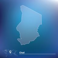 Map of Chad