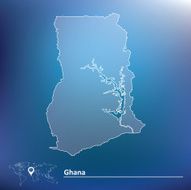 Map of Ghana