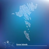 Map of Faroe Islands
