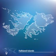 Map of Falkland Islands