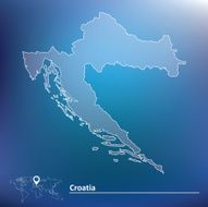 Map of Croatia N2