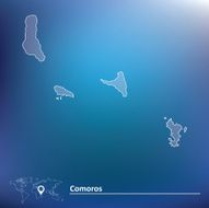 Map of Comoros