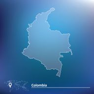map of Colombia N2