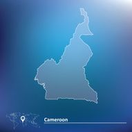 Map of Cameroon