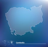 Map of Cambodia