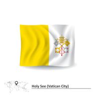 Flag of Vatican N2