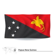 Flag of Papua New Guinea N6