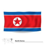 Flag of North Korea N6