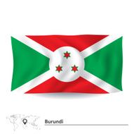 Flag of Burundi N6