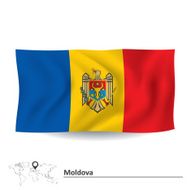 Flag of Moldova N6