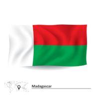 Flag of Madagascar N6