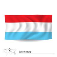 Flag of Luxembourg N7