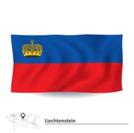 Flag of Liechtenstein N3