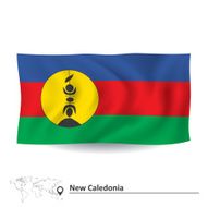 Flag of New Caledonia N5
