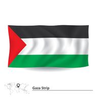 Flag of Gaza Strip N2