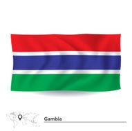 Flag of Gambia N8