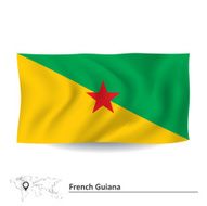 Flag of French Guiana N4