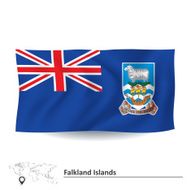 Flag of Falkland Islands N4