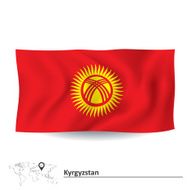 Flag of Kyrgyzstan N7