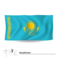 Flag of Kazakhstan N6