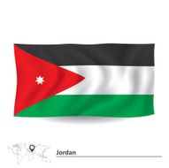 Flag of Jordan N7