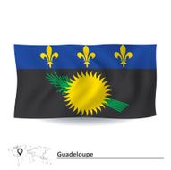 Flag of Guadeloupe N2