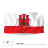 Flag of Gibraltar N5