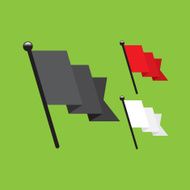Set of flag icon