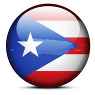 Map on flag button of Freely Associated State Puerto Rico