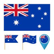 Australia country flag vector