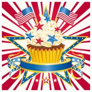 USA American Cupcake