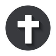 Vector modern gray circle icon N28