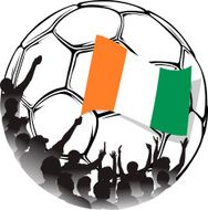 Soccer Fans Cote d&#039;lvoire