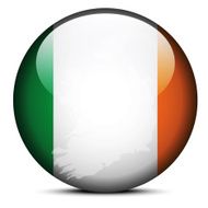 Map on flag button of Ireland