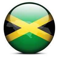Map on flag button of Jamaica
